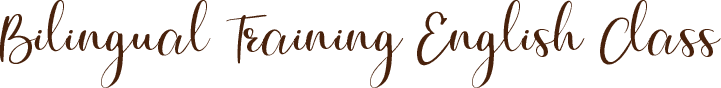 Bilingual Training English Class